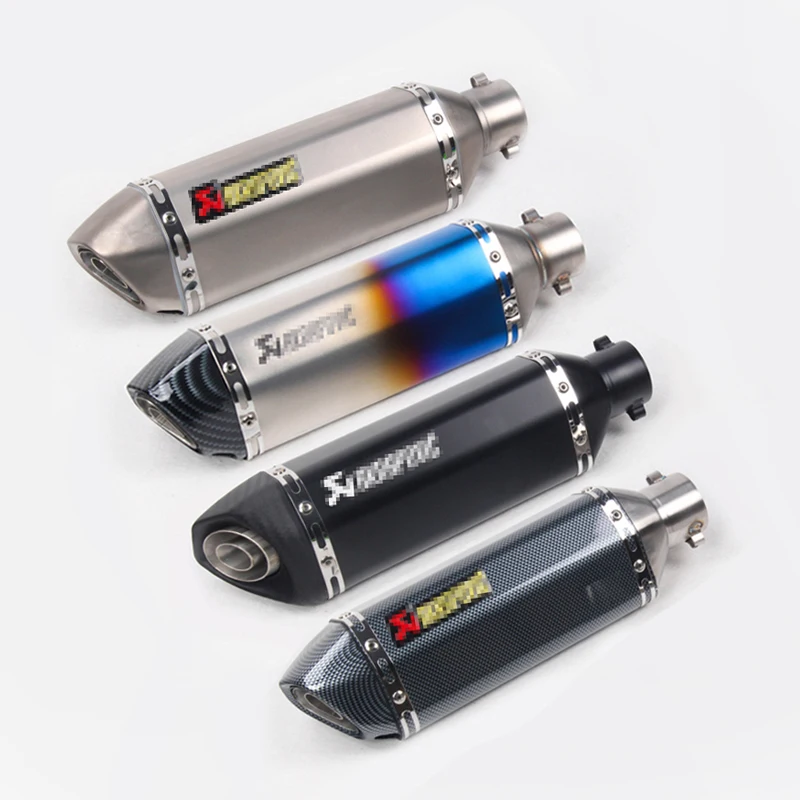 Для Байк 51 мм Unversal Akrapovic глушитель для мотоцикла Трубы Лазерная Маркировочная