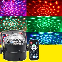 Professinal LED RGB Stage Light Magic Ball Crystal Effect DJ Club Party Automatic Identification Stage Lighting100-240V