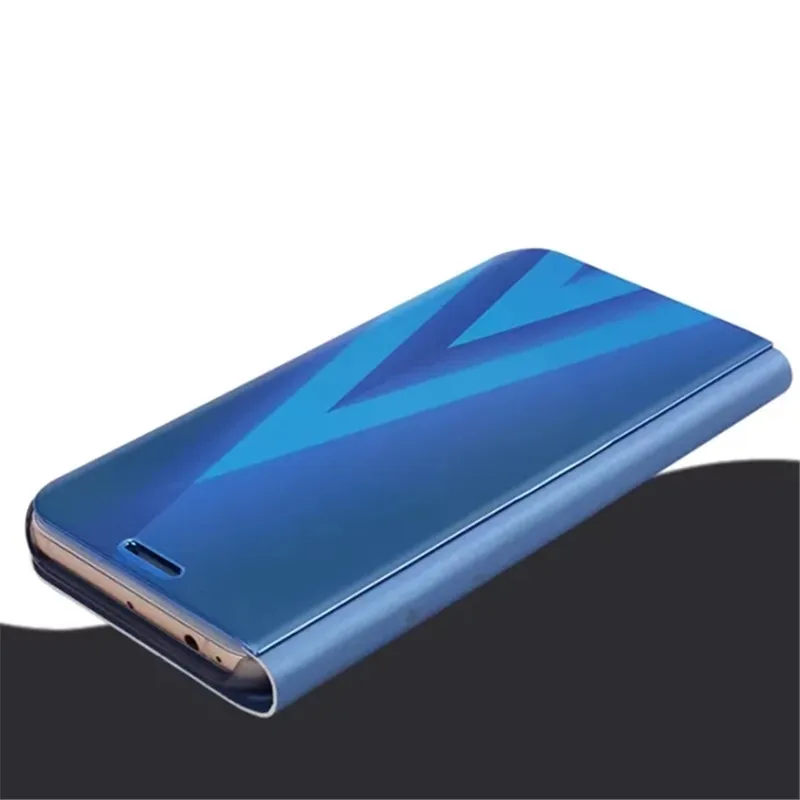 Mirror Flip Leather Case For Samsung Galaxy Note 8 S6 S7 Edge S8 Plus Clear View Window Smart Cover For iphone 6 6s 7 8 Plus X