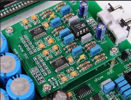 LCD1602 дисплей мягкого управления CS8416 + двойной WM8741 DAC декодер|decoder|displaydisplay controller |