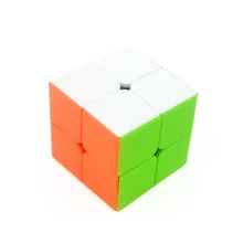 Матовая Радуга профессиональная скорость магический куб головоломка твист черная белая база Классическая игра для мозга обучающая игрушка 2x2 и