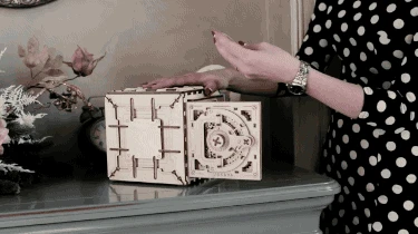 179 шт. DIY деревянный Сейф Механическая Трансмиссия модель сборки головоломки игрушка для креативный подарок