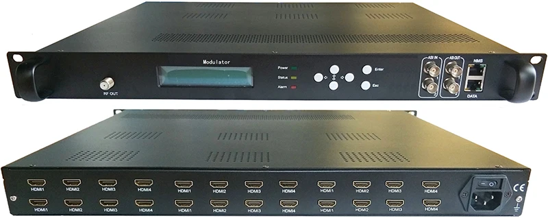 VEK-4782I-20/24 1080 P мульти HDMI к DVB-C/DVB-T/ATSC/ISDB-T модулирующий преобразователь цифровой ТВ головное устройство qam-модулятор