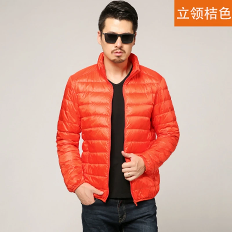 New Autumn Winter Man Duck Down Jacket Ultra Light Thin Plus Size Spring Jackets Men Stand Collar Outerwear Coat New Autumn Winter Man Duck Down Jacket Ultra Light Thin Plus Size Spring Jackets Men Stand Collar Outerwear Coat