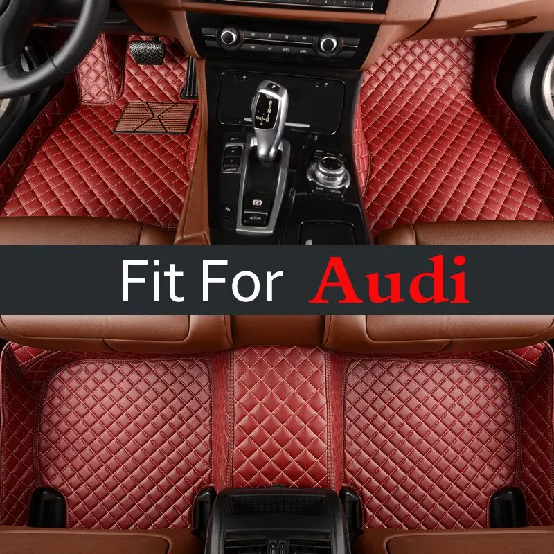 Red 3d Custom Fit Car Floor Mats For Audi S3 S4 S7 B5 B6 B7 B8 Allraod