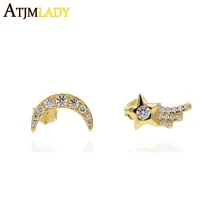 Лидер продаж Новые Классические Brincos Brinco Micro Pave Cz 925 пробы Серьги для девочек для женщин заполнены тонкой великолепные украшения дизайн