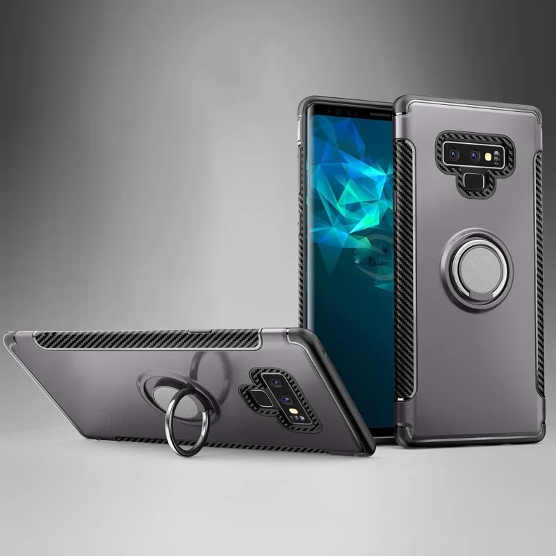 Чехол для телефона на магните чехол Чехол для samsung Galaxy S10 Lite S9 S8 плюс S7 Edge Note 9 8 для J2 J3 J5 J7 J8 Pro Prime A6 чехол - Цвет: Grey