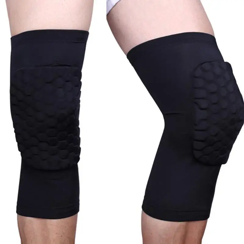 1pc Sports Kneepad Breathable Men Sports Long Knee Support Pad Protector Sport