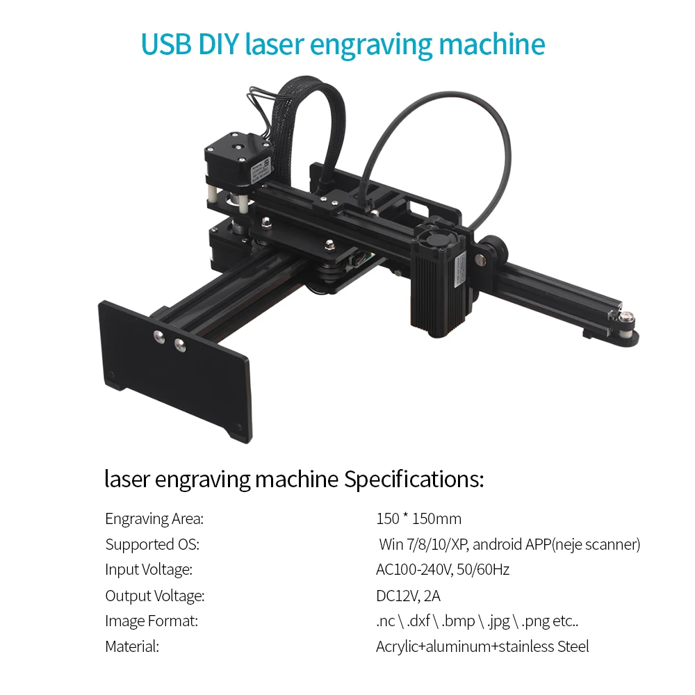 NEJE 3500 мВт высокоскоростной лазерный гравировальный станок USB DIY CNC лазерный гравер принтер автоматический ручной работы Инструменты для сжигания древесины