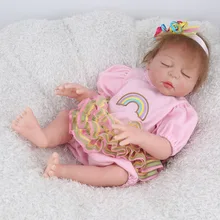 Sculptor boutique 17'' Sleeping Princess silicone Reborn Babies Girl Dolls For kids 43cm Newborn Baby Doll new fashion gift toy Sculptor boutique 17'' Sleeping Princess silicone Reborn Babies Girl Dolls For kids 43cm Newborn Baby Doll new fashion gift toy