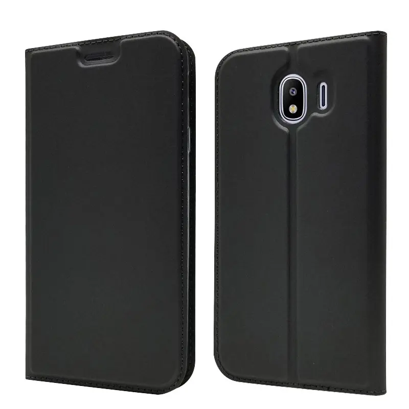 Магнитный флип-чехол для samsung Galaxy J4 J4+ J6 J6+ Plus Обложка для бумажника, кожаная сумка для аксессуаров для мобильного телефона, чехол-книжка для карт Etui
