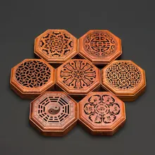 Пинни палисандр Палочка Ароматическая горелка деревянная восьмисторонняя курильница деревянные поделки украшение дома Будда сандаловое дерево благовония база