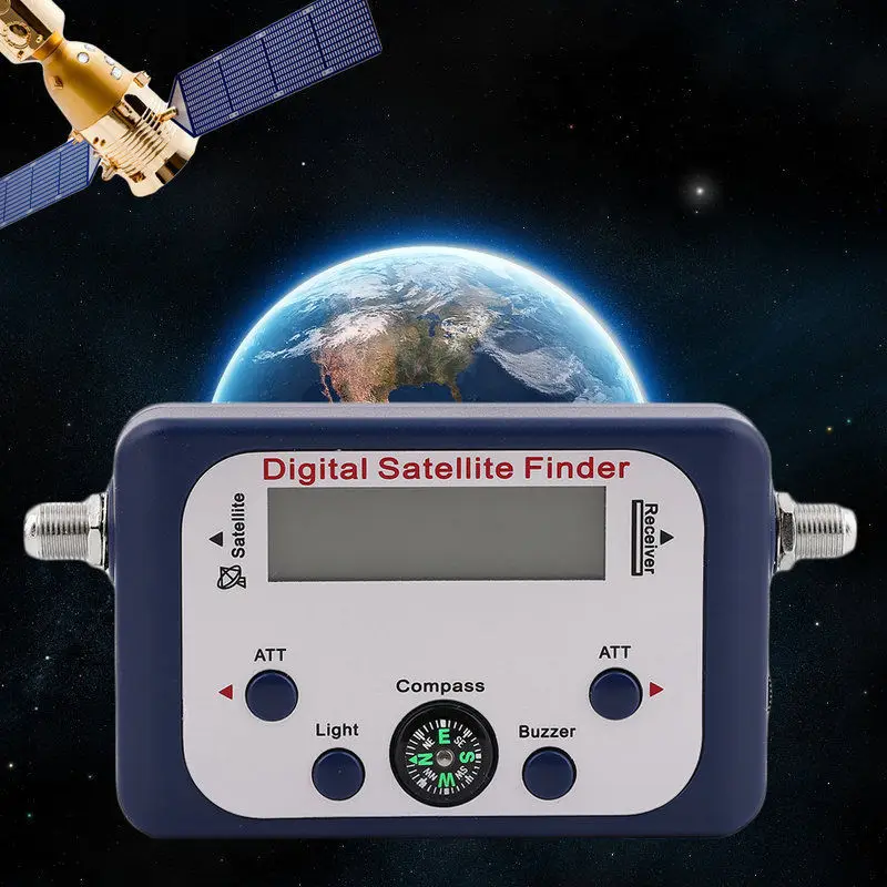 Измеритель GSF-9506 цифровой Satfinder спутниковый искатель измеритель сигнала тестер с ЖК-дисплеем компас ЖК-экран дисплей для ТВ