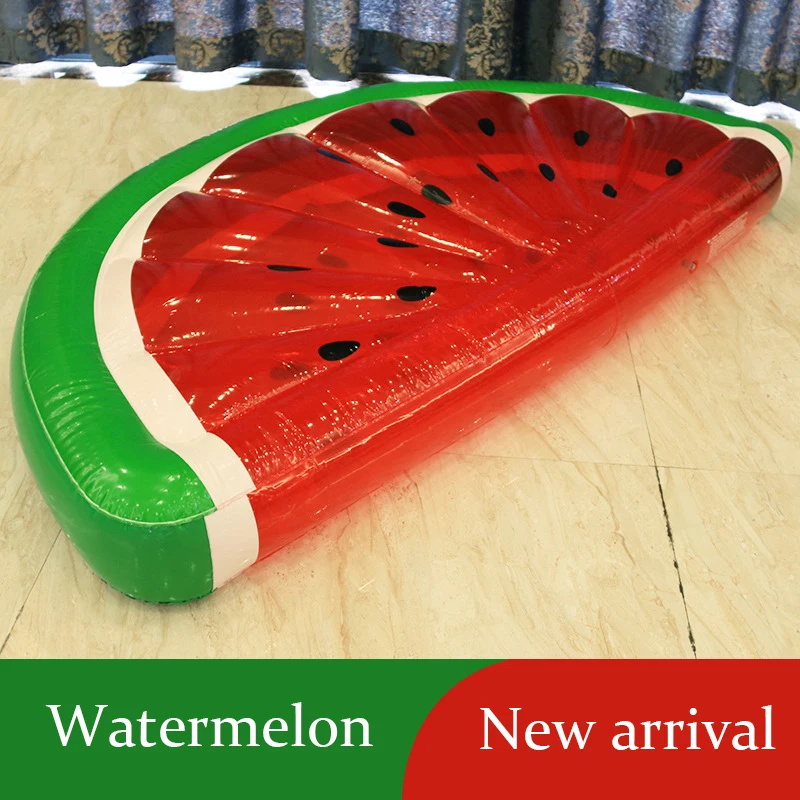 PVC inflatable watermelon floating water swimming inflatable semi round