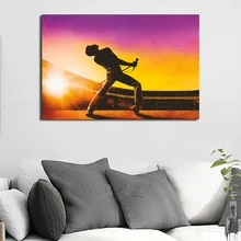 Freddie Mercury Bohemian Rhapsody Wallpaper HD Canvas Posters Prints Wall Art Painting Decorative Picture Modern Home Decoration