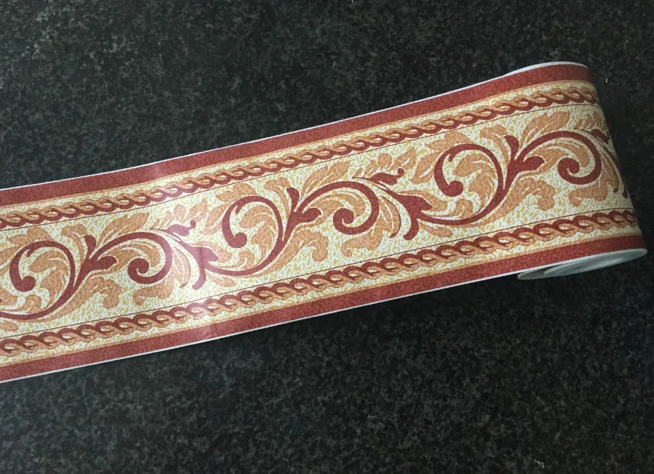 

Waistline vinyl self adhesive papers waterproof waist lines adesivo de parede kitchen wallpapers borders Wallpaper border B24