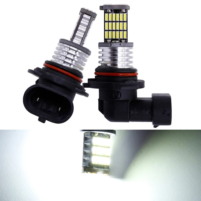 1 шт. H11 светодиодный H8 9005 HB3 9006 HB4 45SMD 4014 светодиодный CANBUS без ошибок автомобиля противотуманная фара дальнего света DRL авто светодиодные дневные ходовые огни светильник белый DC12V