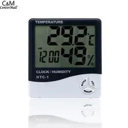 Высокоточный крытый электронный термометр влажности с будильником