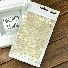Креативные фото золотые буквы украшения самоклеящиеся наклейки для скрапбукинга/изготовление открыток/Журнал проект DIY