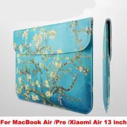 Краска PU Laptop Sleeve компьютер сумка для ноутбука чехол для принципиально Apple MacBook Air Pro 13.3 для Xiaomi Air 13.3 дюймов