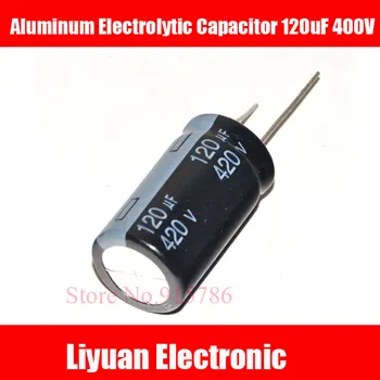 

3pcs/lot Aluminum electrolytic capacitor 120uF 400V 18*36mm Electrolytic capacitor ic 400V/120UF