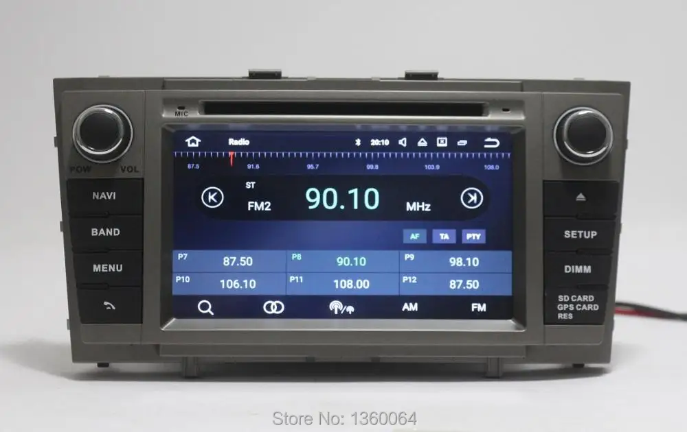 Flash Deal Nedehe 2G RAM Quad core Android 7.1 Car DVD For Toyota Avensis 2009 2010 2011 2012 2013 car radio head unit gps navigation wifi 13
