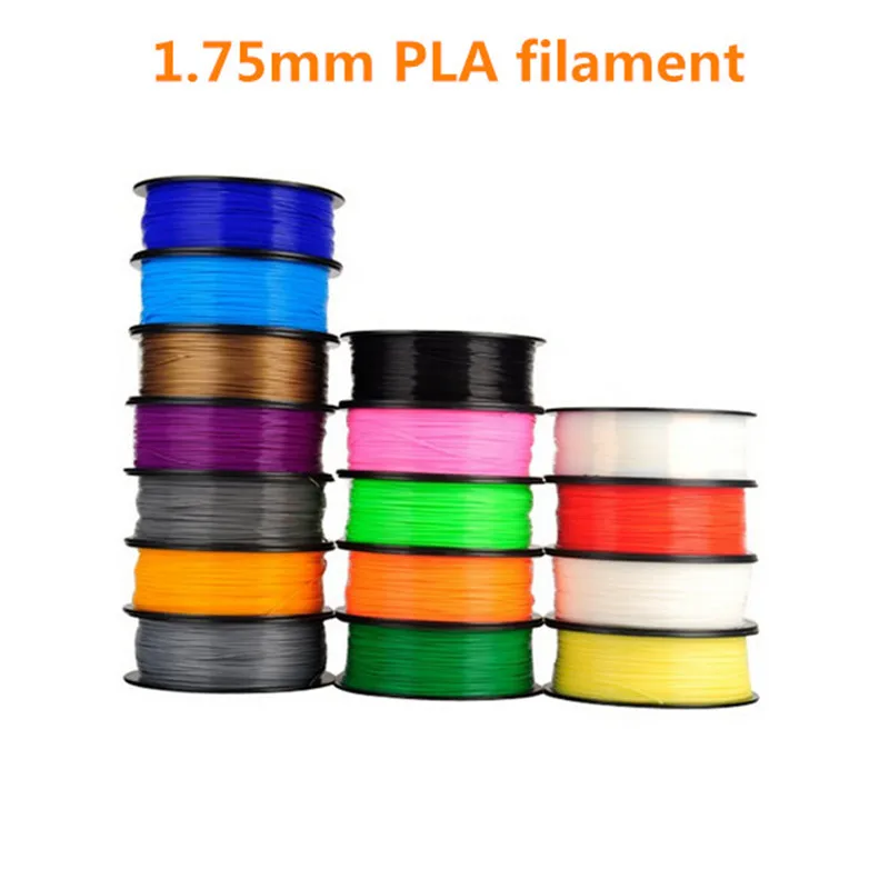 

MakerBot/RepRap/UP/Mendel 3d printer filament PLA1.75mm 1kg plastic Rubber Consumables Material