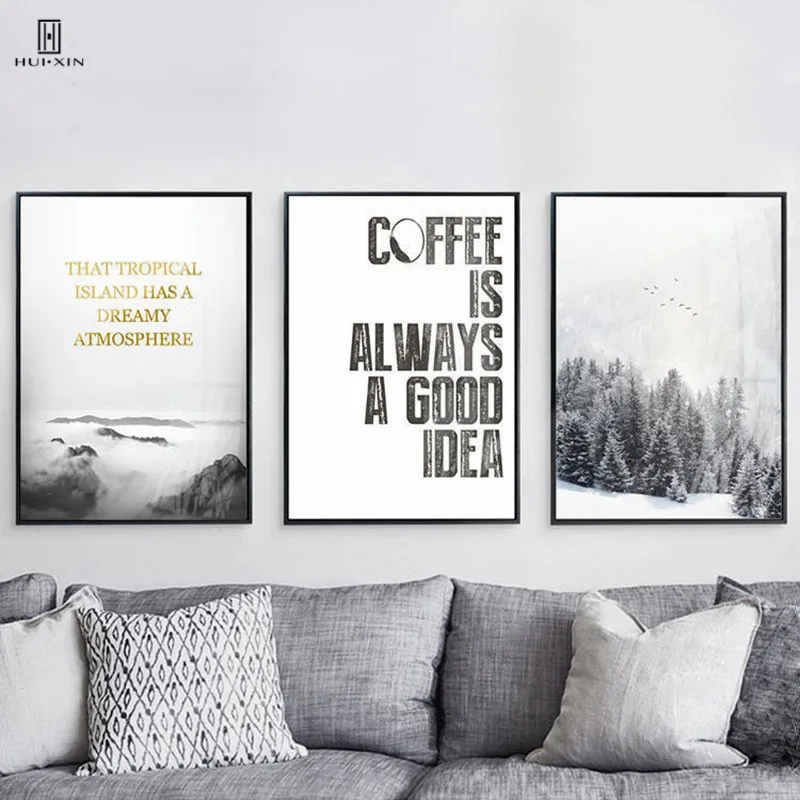 Nordic Black And White Feather Natural Landscape Pictures Living Room Decor Paintings Lush Forest Canvas Art Prints Wall Posters Nordic Black And White Feather Natural Landscape Pictures Living Room Decor Paintings Lush Forest Canvas Art Prints Wall Posters