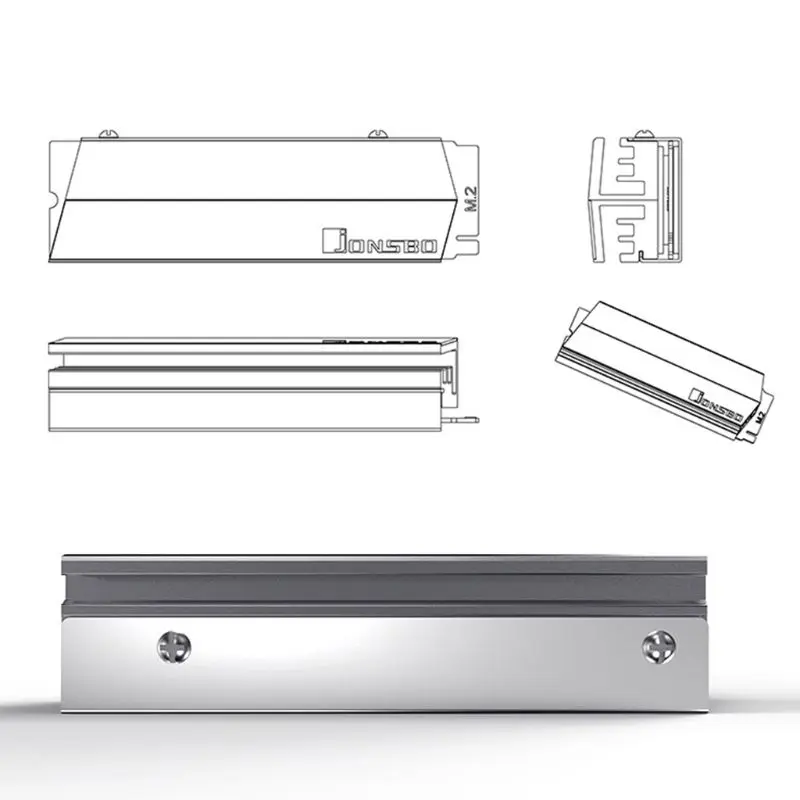 Алюминиевый сплав M.2 радиатор SSD твердотельный жесткий диск кулер радиатор теплоотвод охлаждающие колодки