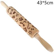 Олень; Снежинка тисненая скалка для выпечки печенья лапши печенье, фондан, пирог тесто кухня выгравированный ролик