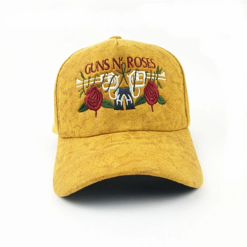 Guns N Roses Led Zeppelin Embroidery Baseball Cap Spring autumn Black