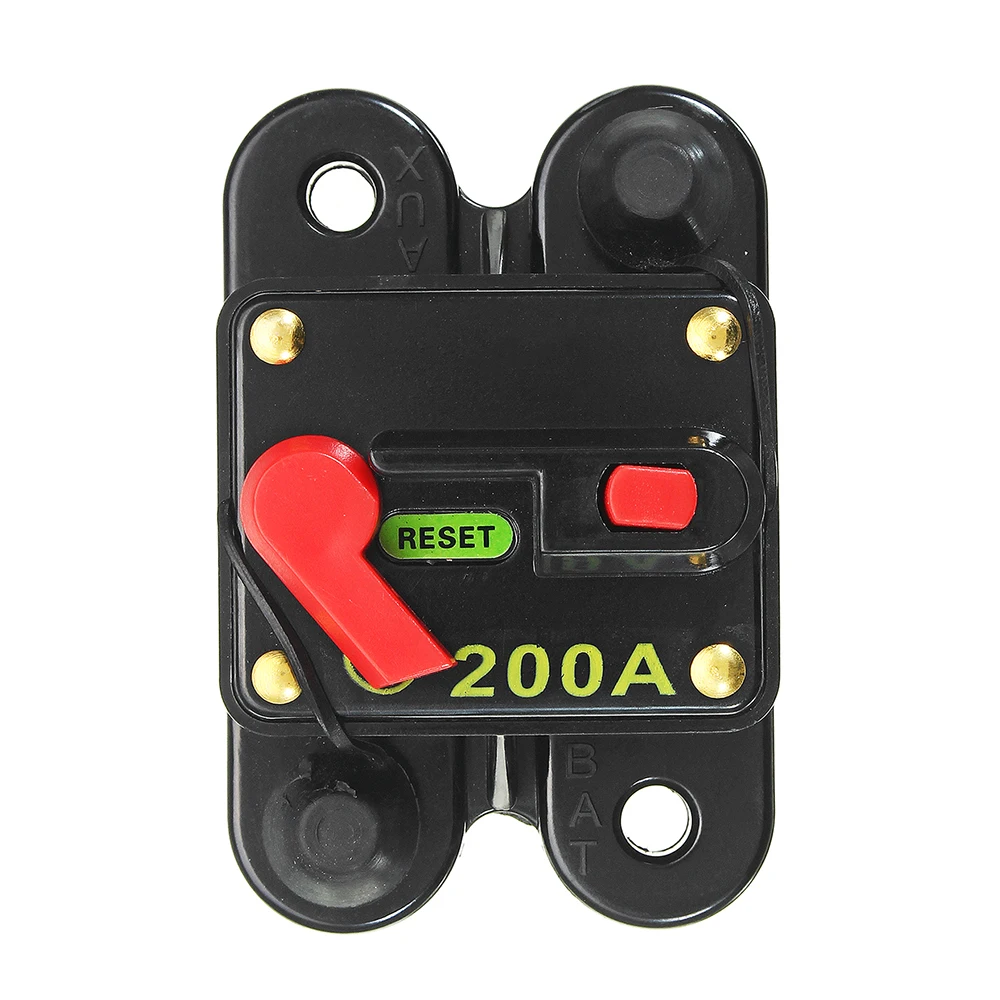 

12V-24V DC 60A 80A 100A 150A 200A 250A Home Solar System Waterproof Circuit Breaker Reset Fuse Inverter Cutout Switch Chopper