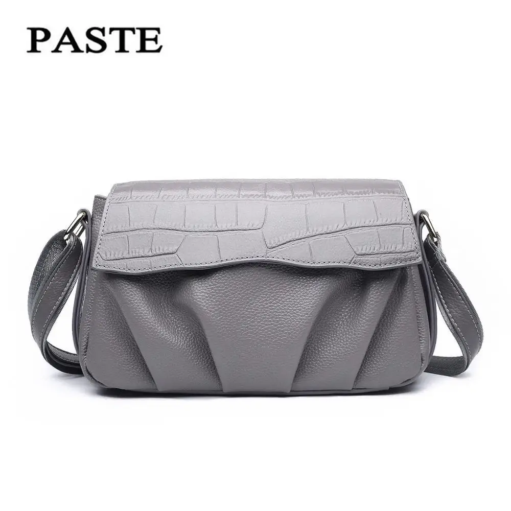 

Paste 100% Crocodile Genuine Leather Handbags 2018 Famous Brand Messenger Bags For Women Small Shoulder Bags Crossbody Bag PT20