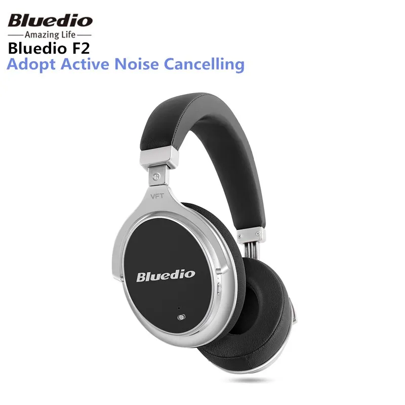 

Bluedio F2 Active Noise Cancelling Wireless Bluetooth Headphones Rotatable Over Ear Headphone With Soft Ear Pad For Mobile Phone