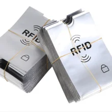 500 шт Противоугонная Кредитная карта держатель Алюминиевый RFID блокатор карта рукав защитить ваши деньги и ID, OEM Добро пожаловать