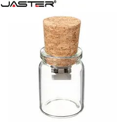 Joster 100% реальная емкость Новое прибытие мессенджер бутылка usb памяти стекло Дрифт бутылка usb флэш-накопители srong упаковка подарок