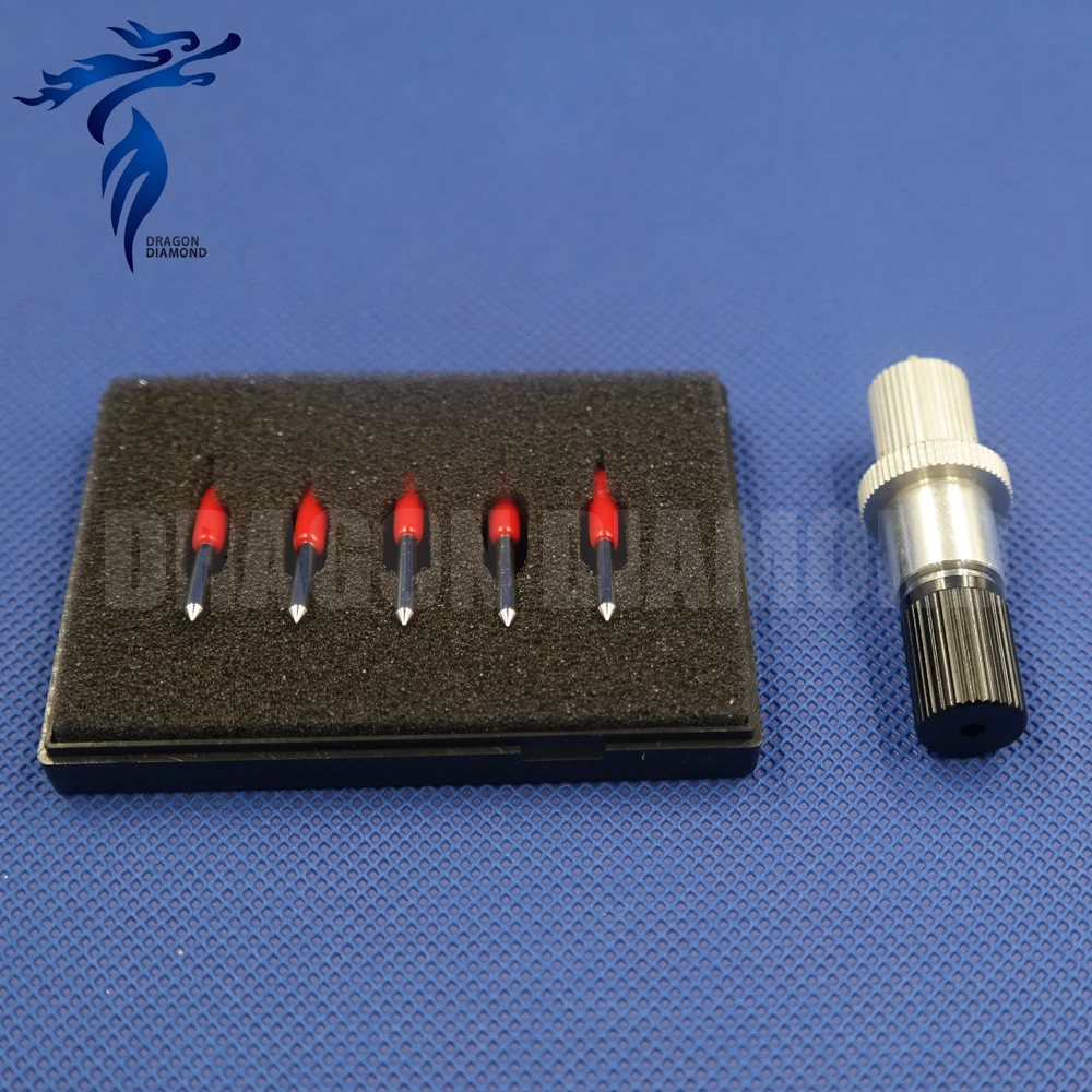 

5 Pcs 45 Degree Roland Cutting Plotter Blade with 1 pc Roland Vinyl Cutter Blade Holder