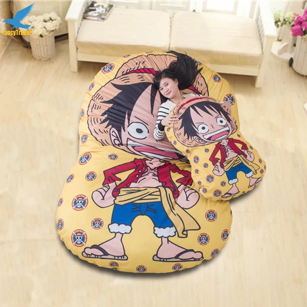 Fancytrader Cartoon Anime Luffy Giant Bed Sofa Mattress Tatami 3 sizes Best Gift FT91004 (4)