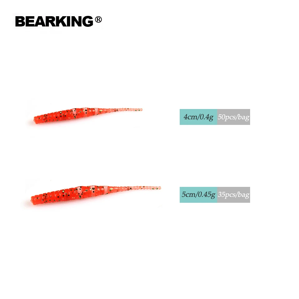 2019 BEARKING 4 см 5 рыболовные приманки Мягкая приманка искусственные воблеры мягкие