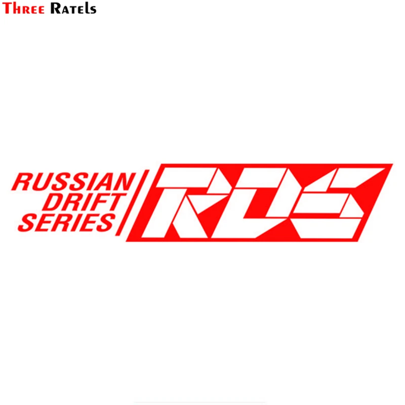 

Three Ratels TZ-1374# 6.2*30cm car stickers Russian drift series RDS funny car sticker auto decals
