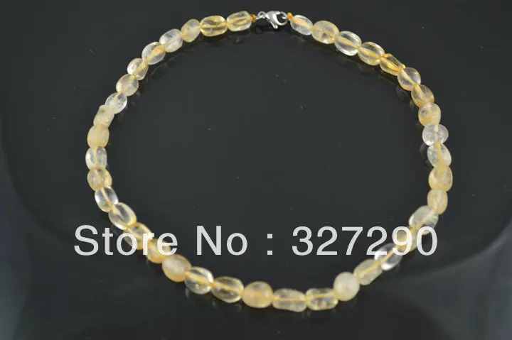 10 шт. Высокое качество красивое ожерелье из природных кристаллов модные ювелирные изделия для женщин 18 ''колье ожерелье