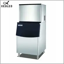 XEOLEO 330LB коммерческий Ледогенератор, кубик, машина для льда с воздушным охлаждением, квадратная машина для приготовления льда для кофе/молочного чая, магазин, 1200 Вт, 80 кг, для хранения
