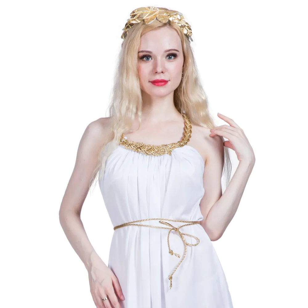 Древняя Сексуальная Греческая богиня Косплей средневековый в римском стиле платье костюм на Хэллоуин для взрослых Карнавальная Вечеринка нарядное платье