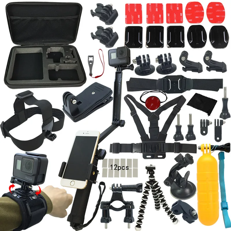 VKESEN Aluminum Tripod Mount Adapter for GoPro Hero 9 6 Black 5 Action Camera Monopod Mount Accessories Kit 8 7