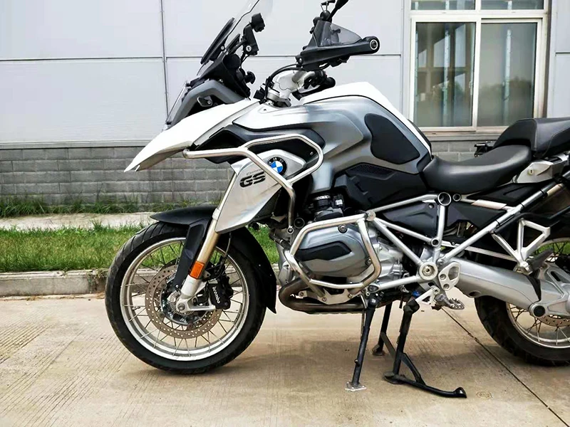 R1200GS- верхняя+ Нижняя защита двигателя шоссе автострады Крушение Бар топливный бак протектор для BMW R 1200 GS 14 15 16 17 18