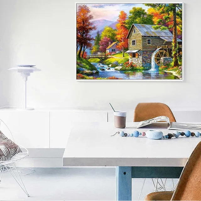 Scenic Cottage Diamond Painting