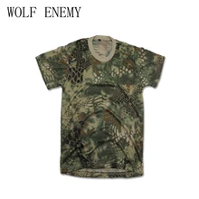 Начальников быстрое нападение Военная Униформа тактический бой CRYE Kryptek стиль мужской футболки Пот футболка