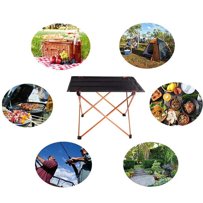 Стол для пикника Кемпинг Алюминиевый Сплав стол для пикника водонепроницаемый ультра-легкий прочный раскладной столик для пикника и