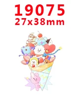 19075 30 шт мультфильм персонаж плоское украшение из смолы PR 7291 - Цвет: 19075