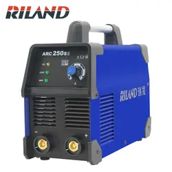 RILAND Малый Портативный мини двойной Напряжение 220 V 380 V дуги сварочный аппарат небольшой Электрический Инвертор сварочный аппарат ARC 250SII